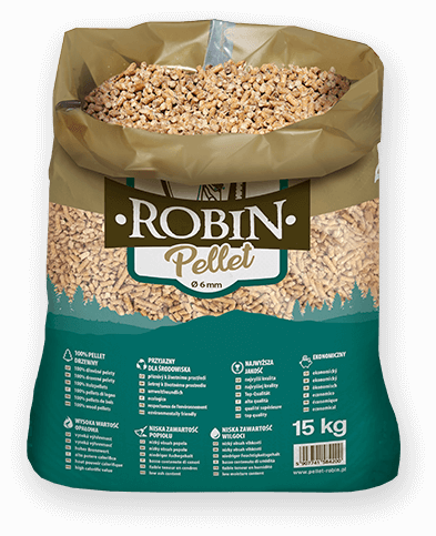 worek pelletu opałowego Robin do kupienia w Suchowoli lub sklepie internetowym